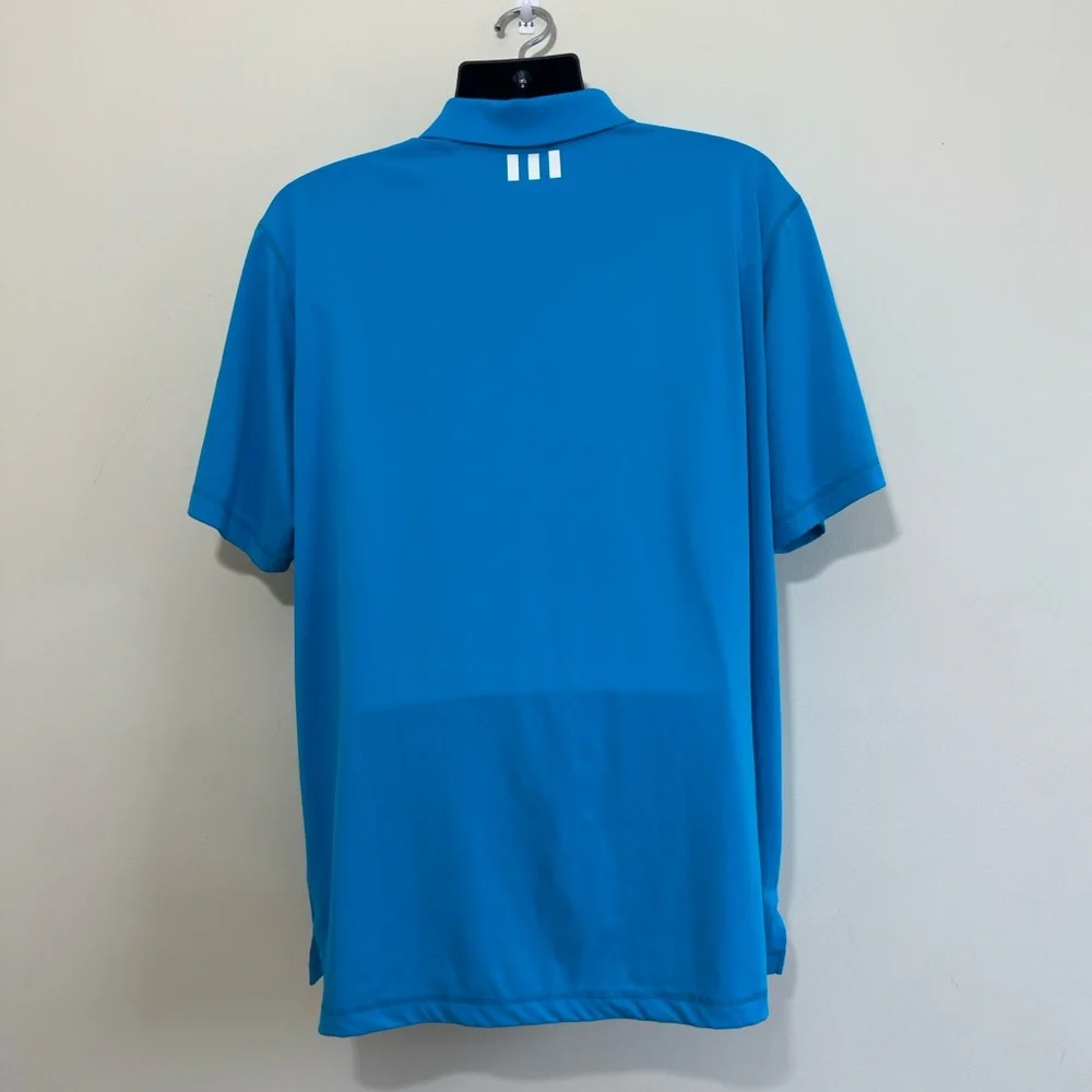 Adidas Men's Blue Polo Shirt Sz 2 Xl
